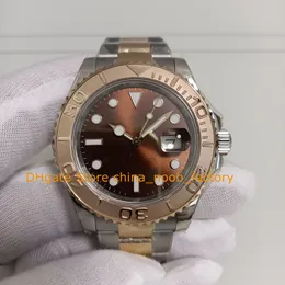 3 estilos de relógios masculinos Bp 40 mm data vidro safira marrom mostrador aço inoxidável rosa ouro pulseira de dois tons BPf automático Cal.2813 movimento relógios mecânicos