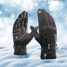Outdoor Winter Gloves motorcycle heated Men Waterproof Thermal Guantes Non-Slip Touch Screen Cycling Bike