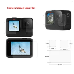 Cyfrowe kamery obiektywu 9 Okładka ochrony ekranu do kamery Film zwierząt domowych GoProhero Action 2set PO
