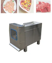 Stainless steel Meat cutter machine Fast meat slicer electric Commercial slicer Shred Fully automatic dicing machine cut pieces