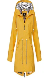 Ostree odzieżowe płaszcze w rozmiarze Fioncrow Woman Womin Womin Winter Jucke i płaszcz długi jesienny wykop 4xl Slim Solid Turin Outdoor z Zippe