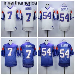 Filme Football Blue Mountain State 7 Alex Moran Jersey Men College 54 Thad Castle Trowback