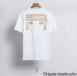 Ofs Luxury T-shirt Brand Designers Fashion Offs Tracksuit Mens T Camisetas Letras de Arrow Prind Stylist Casual Summer Roupas Trechos Women Shorts S6tr