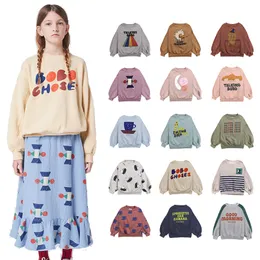 Pullover Bobo Autumn and Winter Kids Sweatshirts Cartoon Clothing Baby Boys Sweaters For Girls Long Sleeve Cute Tops 221122