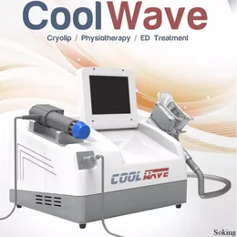 Cryolipolysis Shock Wave Slant Machine Shockwave Therapy Pain Relief ED BEHANDLING Utrustning Fettfrysning Celluliter Reduktion 360 Cryoterapi Device till salu