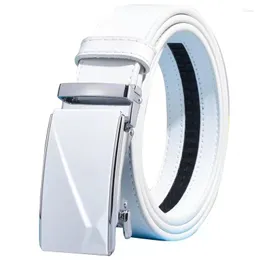 Cintos 2022 Coreia Golf Belt White Business Buckle Automática Trendência Casual Casual Drop