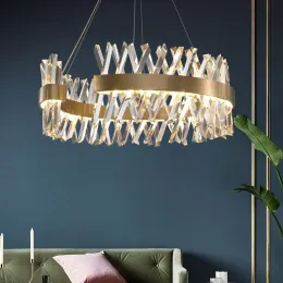 Post Modern Luxury Luster LED Pendant Lamps For Living Room Bedroom Hotel Gold Metal S Shape Hanglamp Restaurant Susend Light