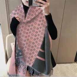 Mais recente lenço de caxemira designer de moda feminina luxo inverno quente cachecol presente de natal