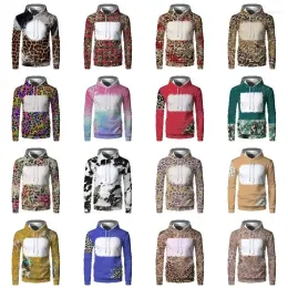 Erkek Hoodies Sweatshirt Toptan Kıyafet Altılar Süblimasyon Boşlukları Büyük Boy Hoodie Günlük Günlük Uzun Kollu Tops 1123