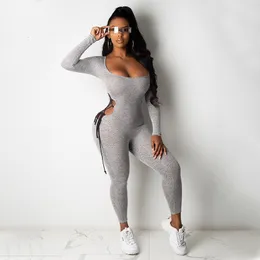 Kvinnors jumpsuits rompers kvinnor sport romper casual jumpsuit elastic ih￥lig sidobandage gym yoga som k￶r l￥ng￤rmad tr￤ning b￤r kvinnliga kl￤der kl￤der 221123