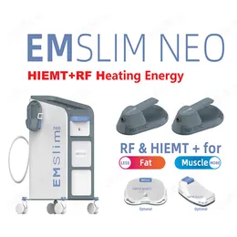 Máquina de emagrecimento EMS Estimulador muscular moldagem eletromagnética EMslim HI-EMT com máquinas de treinamento muscular RF 2/4 alças para equipamentos de queima de gordura de braços e coxas