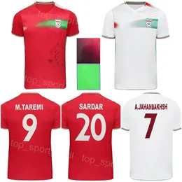 National Team Soccer Iran Jerseys 22-23 World Cup Taremi Pouraliganji Hajsafi Moharrami Hosseini Noorollahi Hosseini Mohammadi Cheshmi Football Shirt Kits Kits