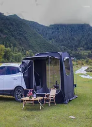 Tält och skyddsutrustning universal SUV Family Tält utomhusbil bakre tak svans yanshen camping multifunktionell markis