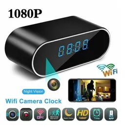 1080P HD IP Camera Wifi Clock Cameras Wi-Fi Control Concealed IR Night View Alarm Camcorder Digital Auto Net Time Video Camera Mini DV DVR A9