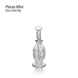 Großhandel 5,27 Zoll Pisces Glas DAB Rig -Wasserrohr Bong mit Glasschale