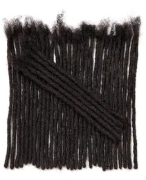 Luxnovolex Dreadlock Human Hair 30 strengen 06 cm diameter breedte onbewerkte maagd Volledige handgemaakte permanente locs natuurlijke zwarte CO7429871