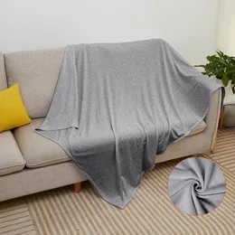 Sublimation Blank Blanket Gray Baby Blanket Heat transfer Printing Shawl Wrap Sofa Sleeping Throw Blanket01