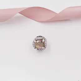 925 Sterling Silber Perlen Strahlende Energiekörner Charm-Charms Passend für europäische Pandora-Schmuckarmbänder Halskette 797650CCZ AnnaJewel