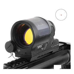 Jakt scopes Solenergi Hunting Rifle Scope Trij Srs Tactical 1x38 Red Dot Reflex Sight With Quick Detach 20mm Picatinny Rail M DHW2J
