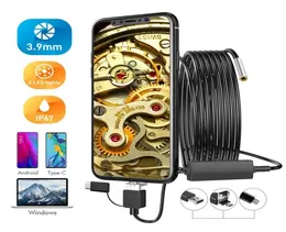 3 In 1 endoscoopcamera's voor Android Typec USB Mobiele telefoon 3 mm lens High Definition Portable Waterproof Borescope235E