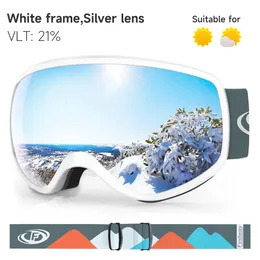 Skidglasögon Findway Kids Ski Goggles Justerbar Antifog UV -skydd för 310 år gamla pojkar flickor Skidåkning snowboard sport 221123