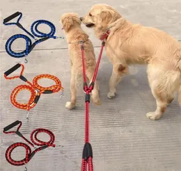 Pet Dog Supplies Nylon Double Treishes Strong Dog Leash para c￣es pequenos para caminhar ao ar livre 803015154053