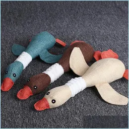 Dog Toys Chews Goose Dog Toys Sounder Bird Chews Toy Dogs Cats Pets Accessories Drop Delivery Home Garden Pet Supplies DH2YQ