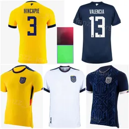 National Team Ecuador VALENCIA Soccer Jerseys 2022 World Cup HINCAPIE PRECIADO TORRES ESTUPINAN MENDEZ SARMIRNTO CIFUENTES RODRIGUEZ FRANCO Football Shirt Kits