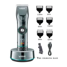 Terrimer per capelli Professional Cordless 15 Velocit￠ regolabile per uomini Kit di barbiere da taglio elettrico barbone a barba 221122