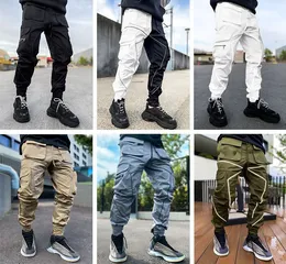 Hip Hop Pants m￤n Lossa joggar reflekterar pant streetwear harem byxor Kl￤der Ankel l￤ngdbyxor harajuku sport avslappnad