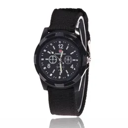 New Gemius Logo Quartz Watch Men Army Military Divers Special Forces Army Excellent Racing Force Nylon Strap watches