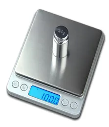 Praktisk LED Digital Kitchen Scales Portable Electronic Scales Multifunktionella smycken Food Diet Scale Weight Balance Tool Y20053