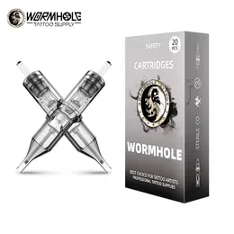 Tattoo Needles Wormhole Cartridge 20PCS RS RL M1 RM Pattern Disposable Sterile Safe for Machine Handles 221122