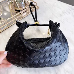 Vendita calda Designer Jodie Borse B Borsa per cuscino da casa Borsa a tracolla intrecciata da donna in pelle con tracolla a mezzaluna pieghettata