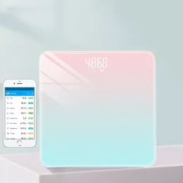 Vücut Ağırlığı Ölçekleri Bluetooth BMI Banyo Akıllı Elektronik LCD Dijital Denge Kompozisyonu Analizörü 221121