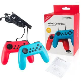 Gamecontroller 1,8 m Wired Controller Gamepad Gaming Komfortables Gefühl Joystick mit Vibration für NS Switch Console Plug and Play