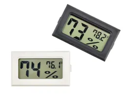 흑백 FY-11 미니 디지털 LCD 환경 온도계 히그로 미터 습도 온도 미터 방 냉장고 아이스 박스 SN313
