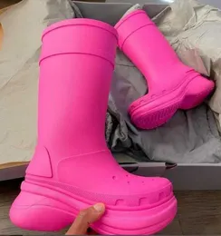 St￶vlar 22SS Top Designer Cross Rain Boots Gummi Round Head Luxury Waterproof Joint Size 35-43 FSDSFDDSFS