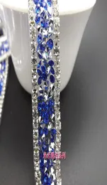 8 colori Nuovi prodotti 15 cm Fashion Crystal Clear Rhinestone rivestimento per applique da sposa APPLICI FORMARE YARD6504147