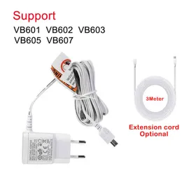 Adaptador de cabo de extensão de 3 metros para o adaptador de energia do monitor de bebê VB601 VB602 VB603 VB605 VB607 Nanny Baby Camera Mini Connector USB H1125