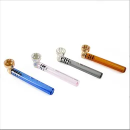 Smoking pipes Glass pipe Metal small pipe High borosilicate individual cigarette holder set