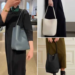 The Row New Bags Luxury Tote Female High Capative Lear Commuter Womens Bucket