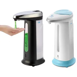 Liquid Soap Dispenser 400 ml Automatisk schampo Smart Sensor Touchless för kök badrumstillbehör Set 221123