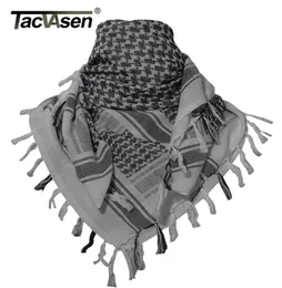 TACVASEN Sciarpa da uomo Tattica Deserto Arabo Kefiah Sciarpa Camouflage Testa Sciarpa Donna Arabo Cotone Paintball Maschera per il viso D1811482242