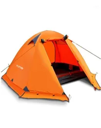 Kış açık kamp çadır 23 kişilik çift katmanlı rüzgar geçirmez su geçirmez profesyonel kamp turist 4season ultralight çadırları ve