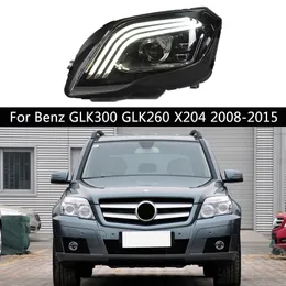 Car Headlight LED Daytime Running Light For Benz GLK300 GLK260 X204 Dynamic Streamer Turn Signal Head Lamp