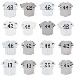 College Baseball nosi 1999 World Series Vintage Mariano Rivera Baseball Jerseys Alex Rodriguez Jason Giambi 2001 2000 2003 2009 2009 Białe szary rozmiar S-4xl