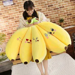 80100cm Kawaii Ba Fruit abraça bonecas de travesseiros de plantas cheios de plantas para Ldren Grente de aniversário de brinquedo de travesseiro sonolento para crianças J220729