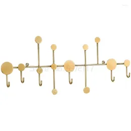 Kleidung Lagerung Nordic Licht Luxus Kleidung Hut Rack Wand Kein Loch Veranda Hängen Kleiderbügel Gold Kreative Multi-funktion Schlafzimmer