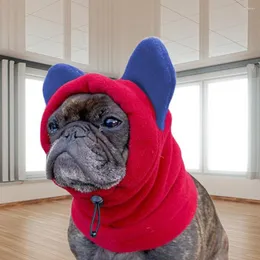 Dog Apparel Practical Cap Washable Puppy Hat Eye-catching Neck Ear Snood Abrasion Resistant